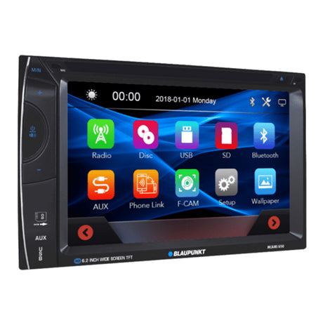 Blaupunkt MIAMI 650 Double Din Receiver 6.2" Screen With DVD / USB / AUX / MicroSD / Bluetooth