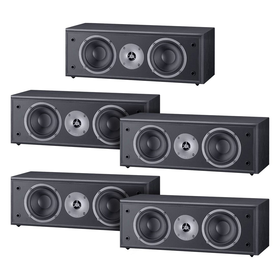 Magnat MSC252B Monitor Supreme 2 Way Dual 4.25″ Center Channel