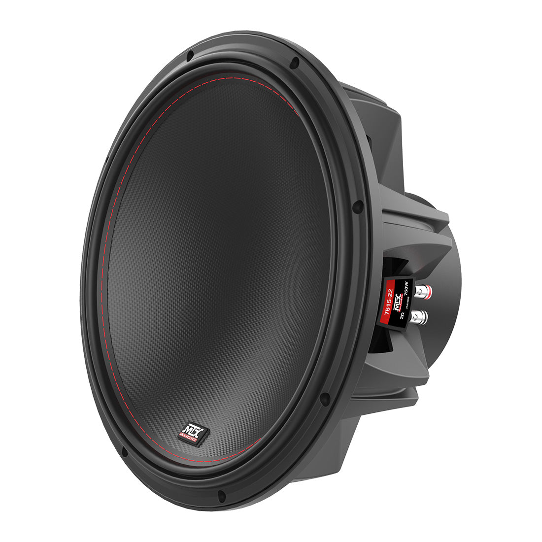 MTX Audio 7515-22 15" 750-Watt RMS Dual 2Ohm Car Audio Subwoofer