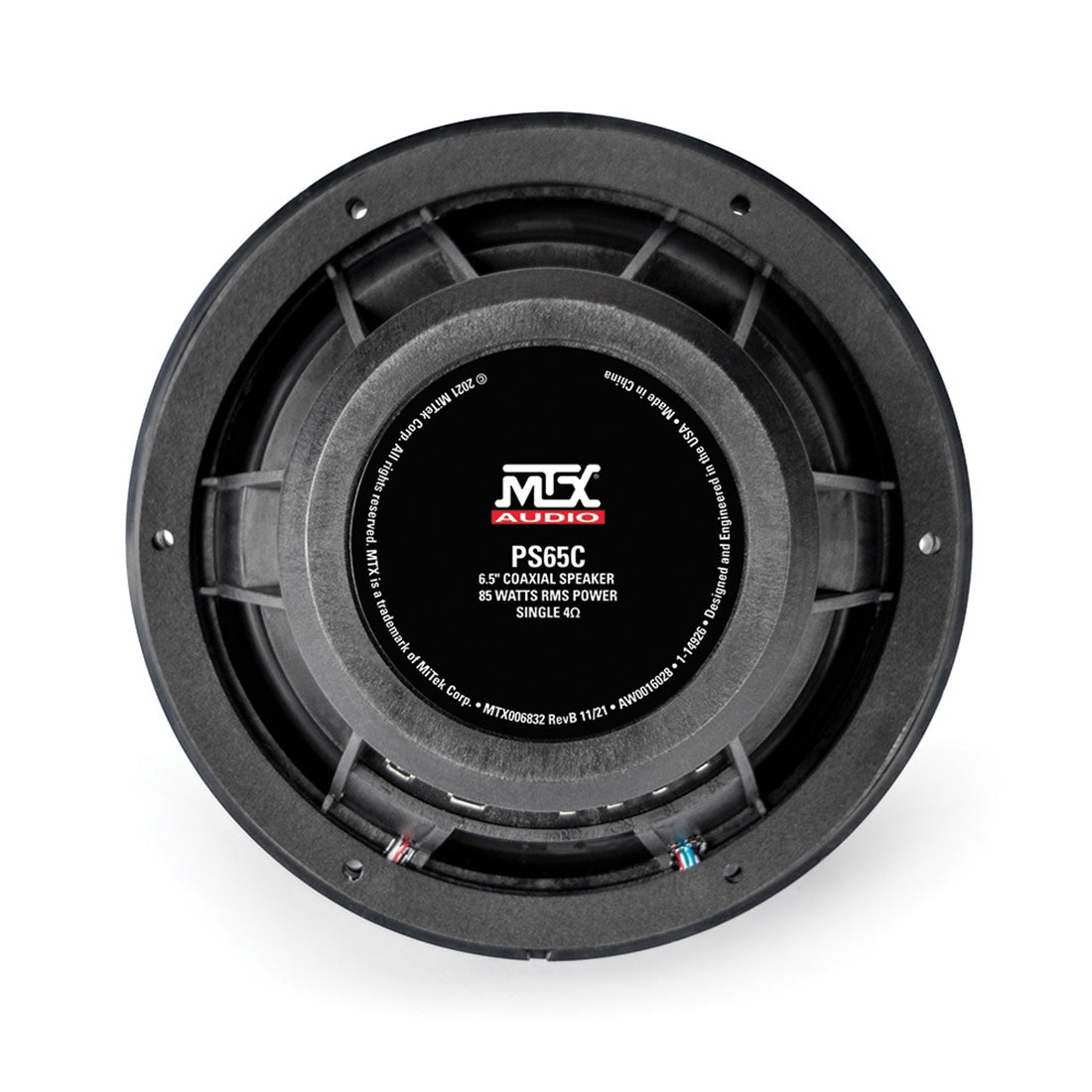 MTX Audio PS65C 6.5” 4 Ohm 85-Watt RMS IP67 Rated Powersport Speakers - Pair