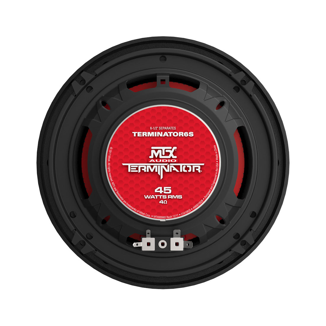 MTX Audio TERMINATOR 6S 6.5" 2-Way 45-Watt RMS 4 Ohm Component Speakers - Pair