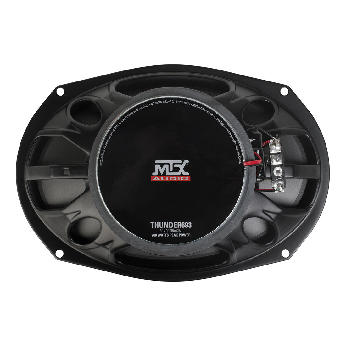 MTX Audio THUNDER 693 6x9" 3-Way 100 Watt RMS 4 Ohm Component Speakers - Pair