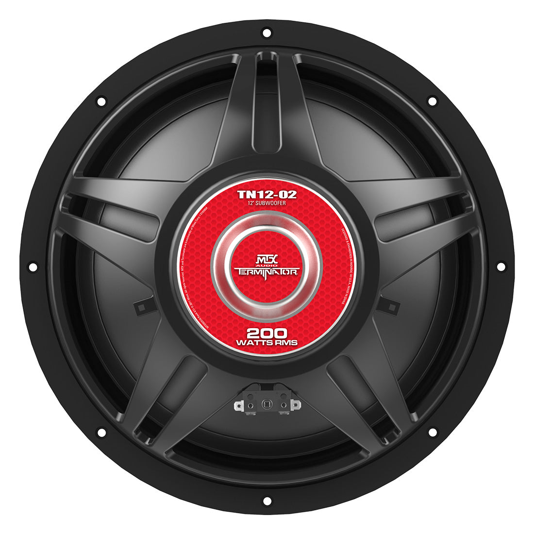 MTX Audio TN12-02 12" 200-Watt RMS 2 Ohm Car Audio Subwoofer - Each