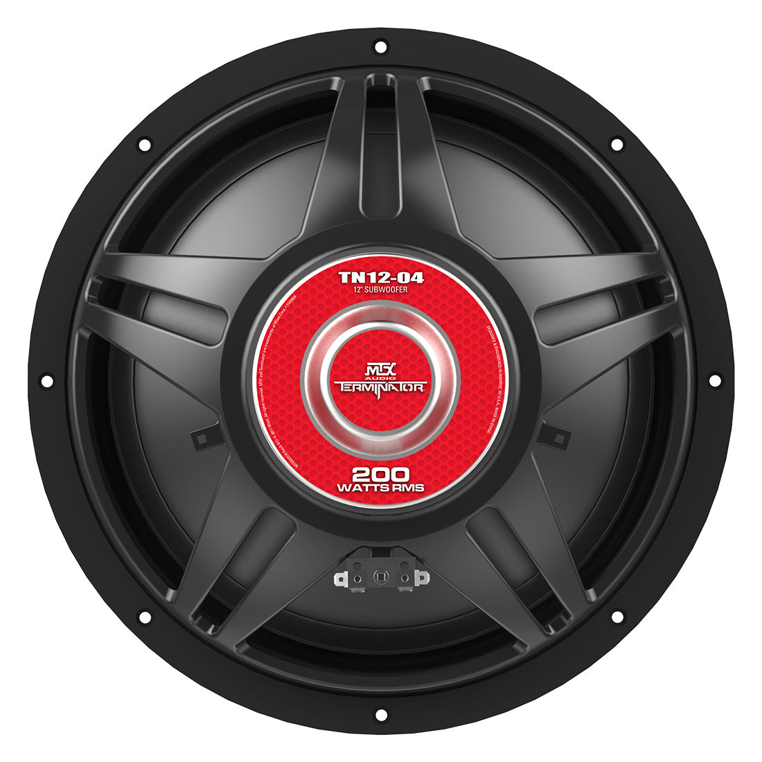 MTX Audio TN12-04 12" 200-Watt RMS 4 Ohm Car Audio Subwoofer - Each