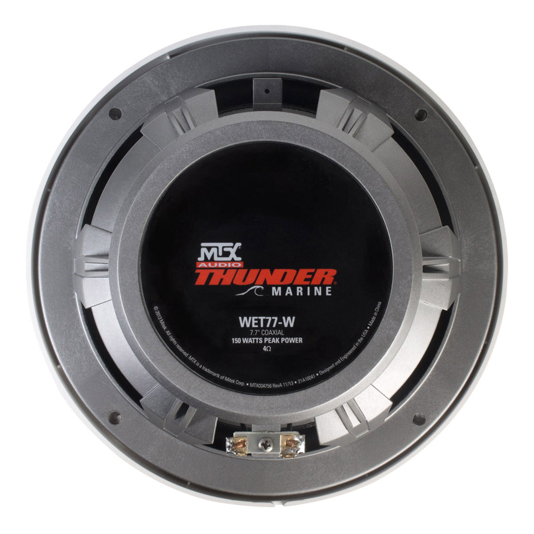 MTX Audio WET77W 7.7" 75-Watt RMS 4 Ohm Coaxial Marine Speakers - Pair