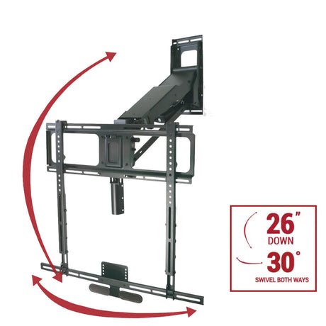 MantelMount MM815 Motorized Drop Down & Swivel TV Mount