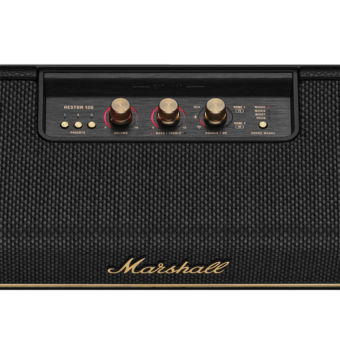 Marshall HESTON 120 Soundbar with Dolby Atmos immersive sound