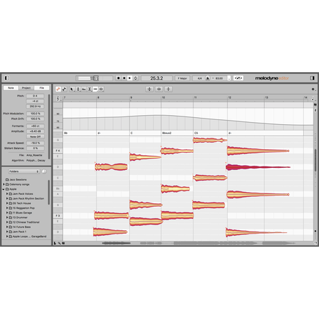 Melodyne 5 Editor Audio Editing Upgrade from Essential