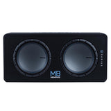 Memphis Audio MBE12D1 Dual Loaded Enclosure with 12" Subwoofers