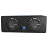 Memphis Audio MBE8D2 Dual Loaded Enclosure with 8" Subwoofers
