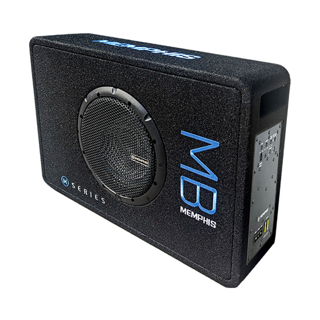 Memphis Audio MBE8SP Single 8” Powered Enclosure with 300W Amp - Bass System