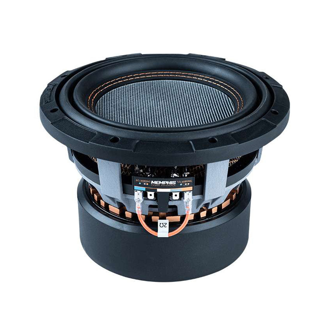 Memphis Audio MJM812 8" Mojo Mini Subwoofer with Selectable 1- or 2-ohm Impedance