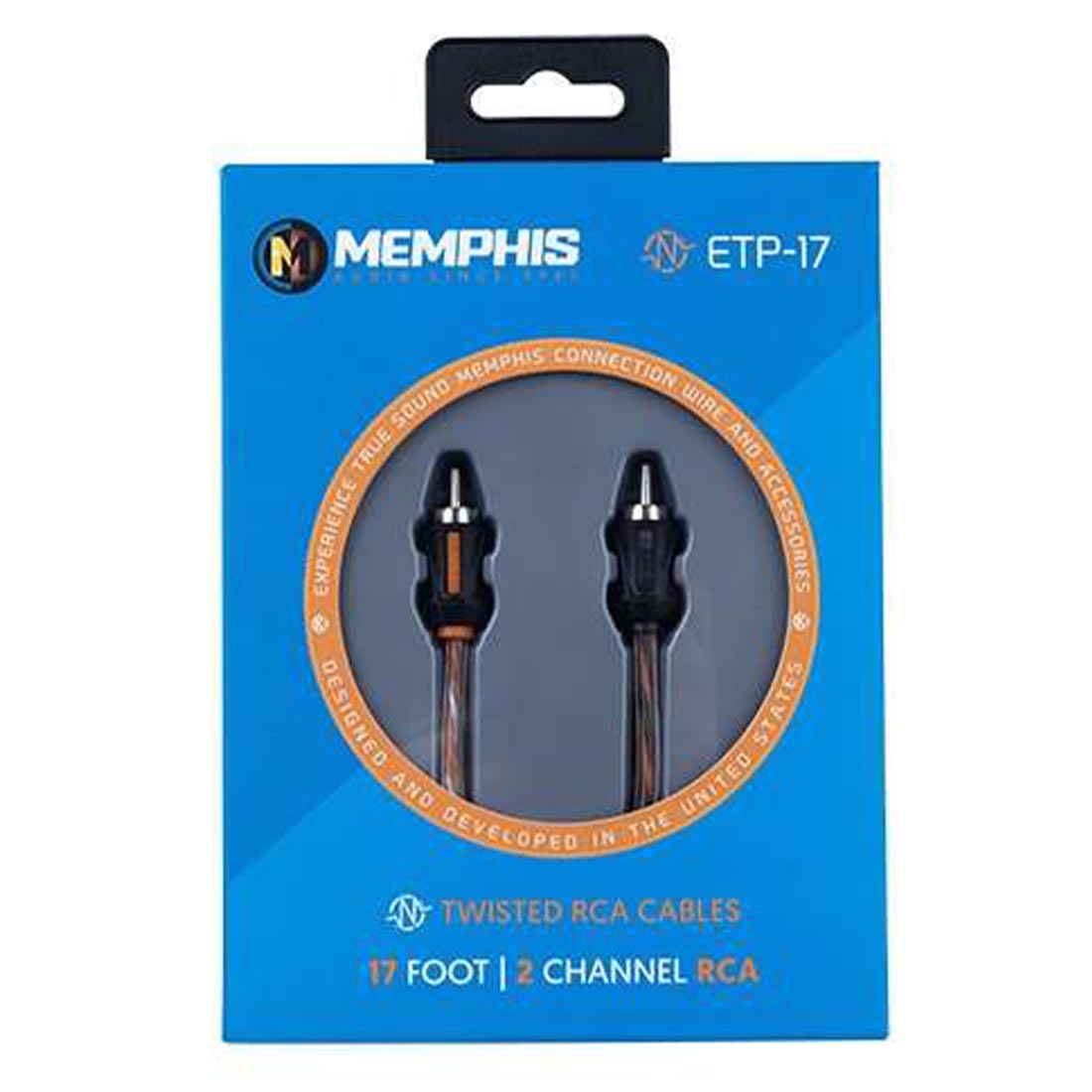 Memphis Audio ETP-17 17-Foot 2 -Channel Audio Interconnect Cables