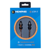 Memphis Audio ETP-7 7-Foot 2 -Channel Audio Interconnect Cables