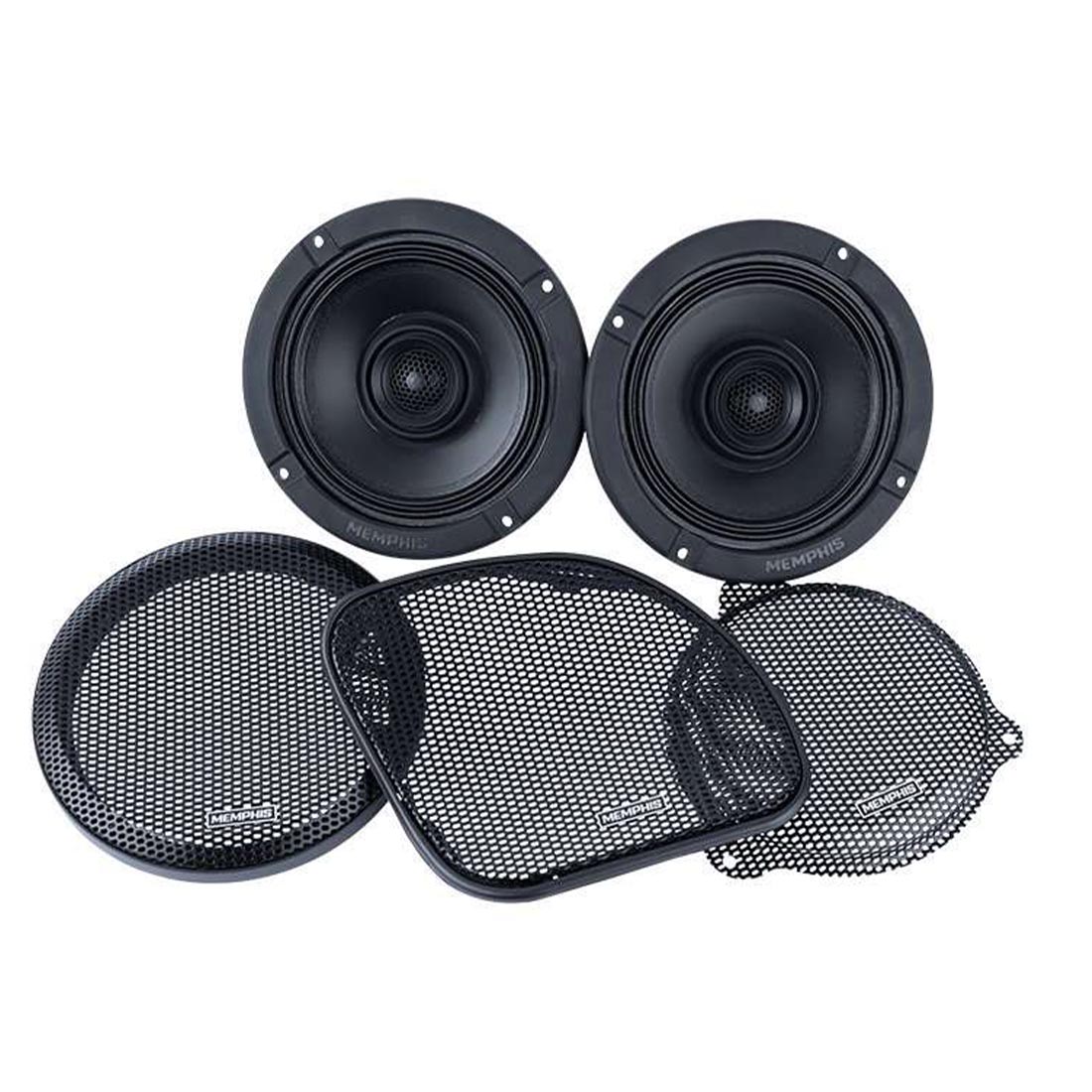Memphis Audio MXAHDPRO2 6.5" Speaker Motorcycle Audio compatible with Harley Davidson Direct OEM Kits