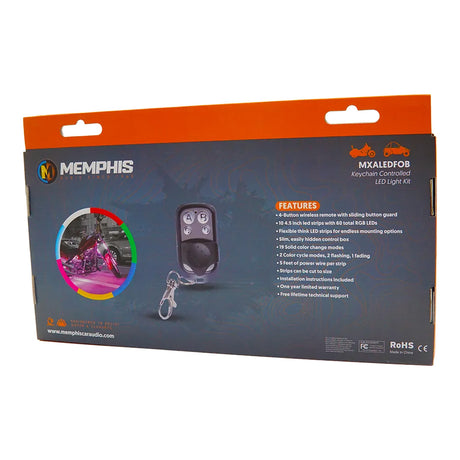 Memphis Audio MXALEDFOB RGB LED Key Fob Kit