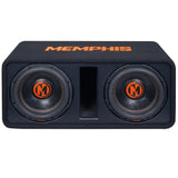 Memphis Audio MJPE12D1 Ported Loaded Dual 12" Subwoofer Enclosure