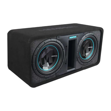 Memphis Audio PRXE12DFT Dual 12" Loaded Enclosure with Selectable Impedance