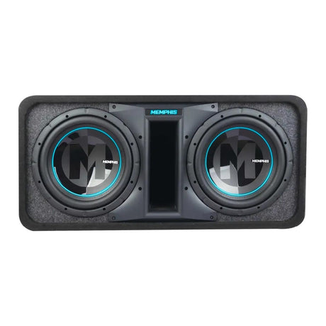 Memphis Audio PRXE12DFT Dual 12" Loaded Enclosure with Selectable Impedance