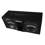 Memphis Audio SRXE12DP Dual 12" Ported Bass Package with SRX600.1V Amplifier