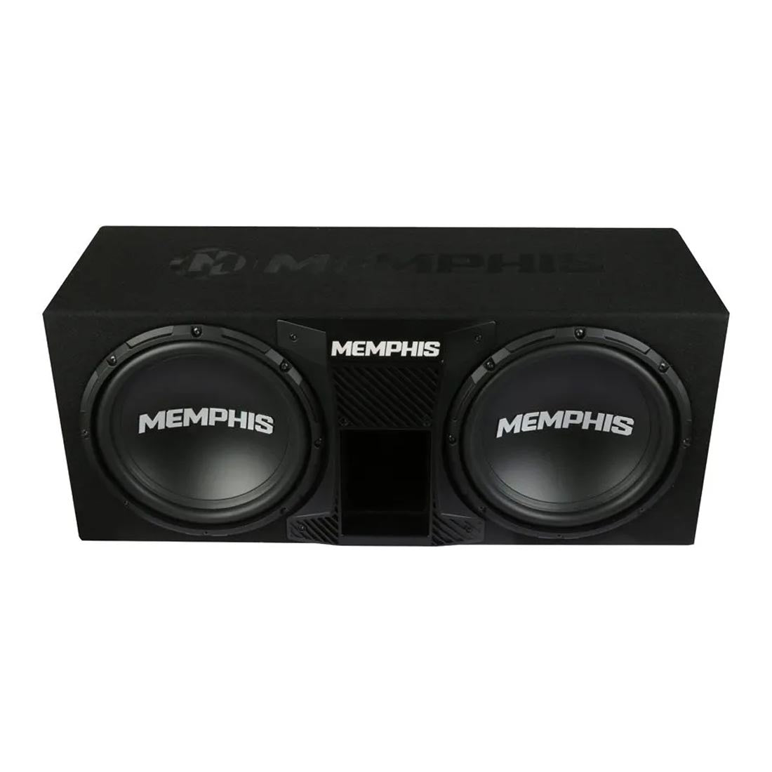 Memphis Audio SRXE12DP Dual 12" Ported Bass Package with SRX600.1V Amplifier
