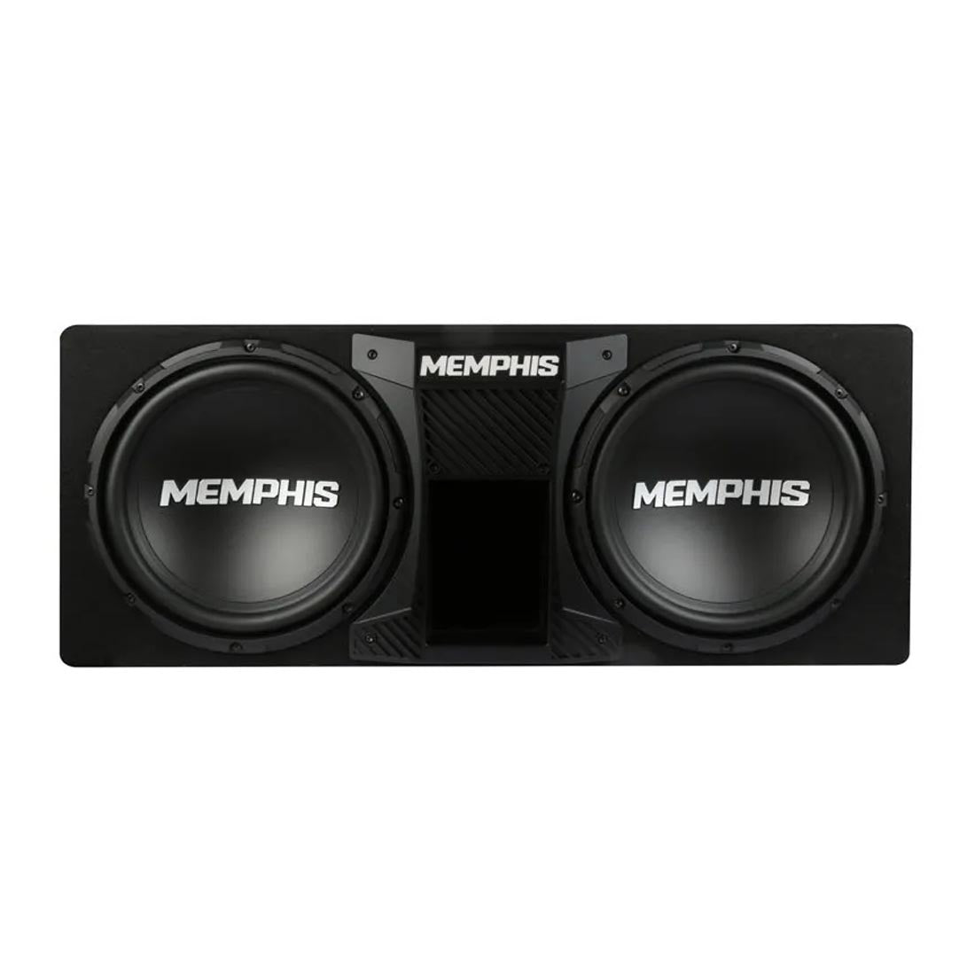 Memphis Audio SRXE12DP Dual 12" Ported Bass Package with SRX600.1V Amplifier