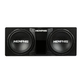 Memphis Audio SRXE12DP Dual 12" Ported Bass Package with SRX600.1V Amplifier