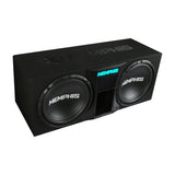 Memphis Audio SRXE12DP Dual 12" Ported Bass Package with SRX600.1V Amplifier