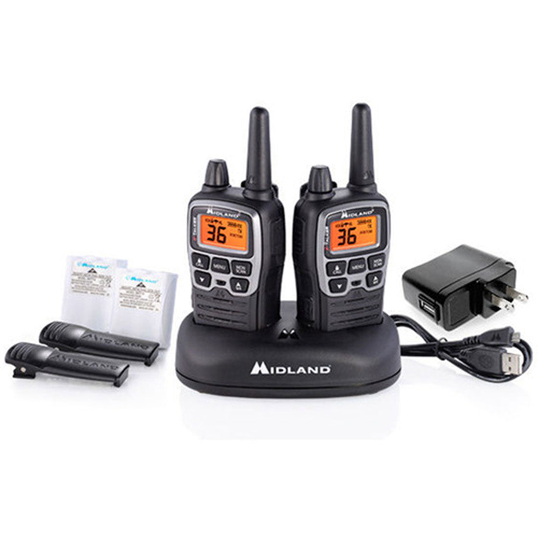 Midland T71VP3 X-Talker 36-Channel Two-Way Radios - Yellow