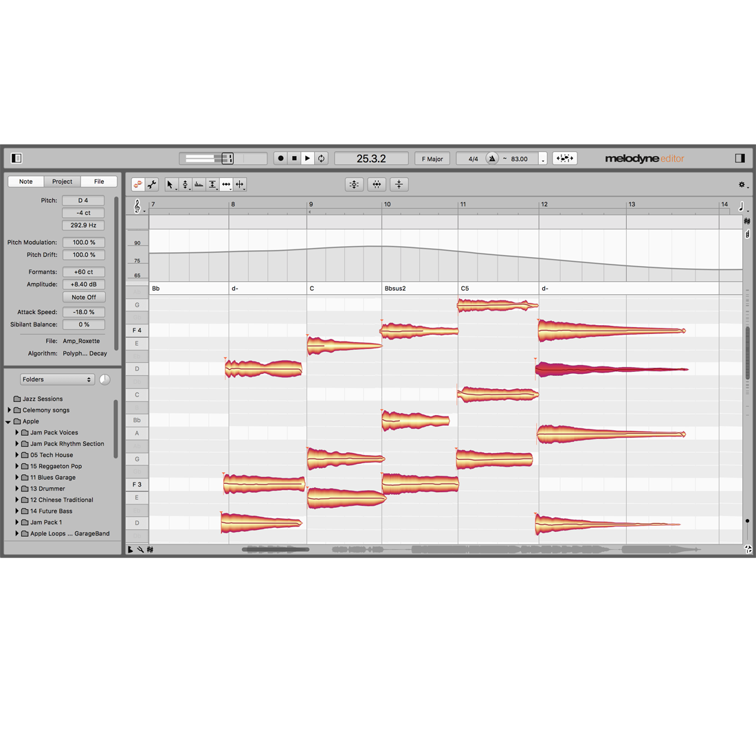 Melodyne 5 Editor Upgrade from Editor Download with DNA Editing
