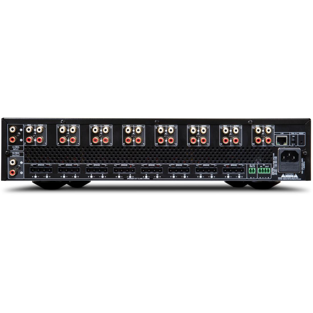 NAD CI 16-60 DSP V2 Multi-Channel Amplifier rear I/O panel