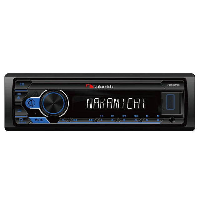 Nakamichi NQ511B Single-DIN Mechless Receiver with Bluetooth
