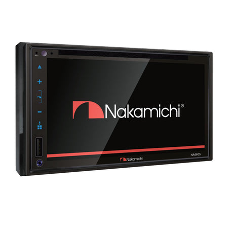 Nakamichi NA6605 Double-Din 6.8" CD/DVD Bluetooth Receiver