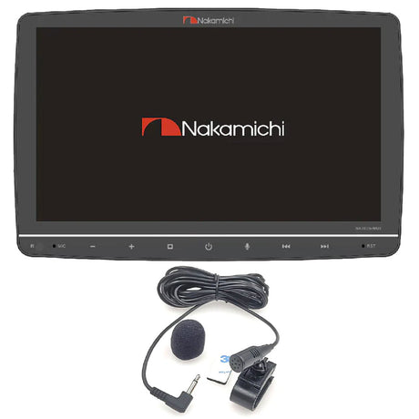 Nakamichi NA3625-WUX 10.1" Mechless Receiver with BTMIC-6 External Microphone - Bundle