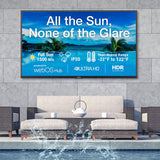 Neptune ODTV 4K Full Sun Outdoor Smart TV with Included Tilting Wall Mount