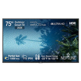Neptune ODTV75PS1K 75" 4K Partial Sun Outdoor Smart TV with webOS Hub