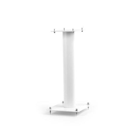 NorStone NORSTY1BWTS Stylum 1, White Premium Metal Speaker Stand with Wire Management and Spikes 19.7" - Pair