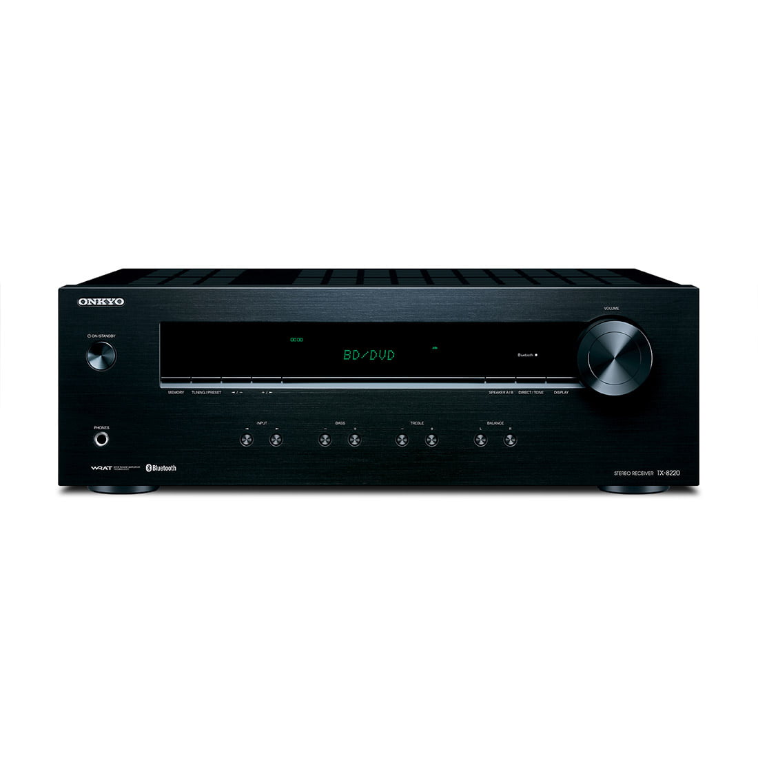 Onkyo TX-8220 Stereo Receiver | Audio-Technica AT-LP120XUSB-BK Consumer Stereo Turntable – Black