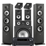 Onkyo TX-NR797 9.2-Ch Receiver | Polk Audio Monitor XT60 Floor Standing Speakers | Polk XT30 High Res Center Ch Speaker | Polk XT15 Bookshelf Speakers | Polk XT90 Height Speaker | Polk XT12 12” 100W Powered Subwoofer - Bundle