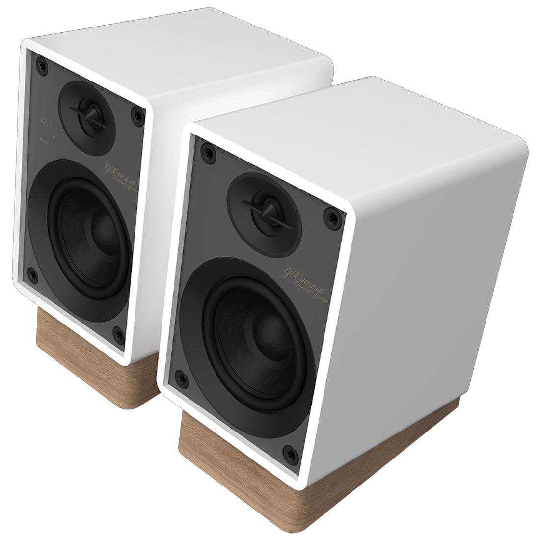 Onkyo GX-10DB Compact Powered Bookshelf Speakers with Bluetooth