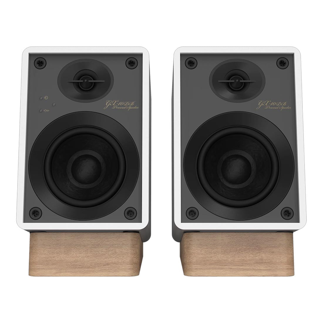 Onkyo GX-10DB Compact Powered Bookshelf Speakers with Bluetooth