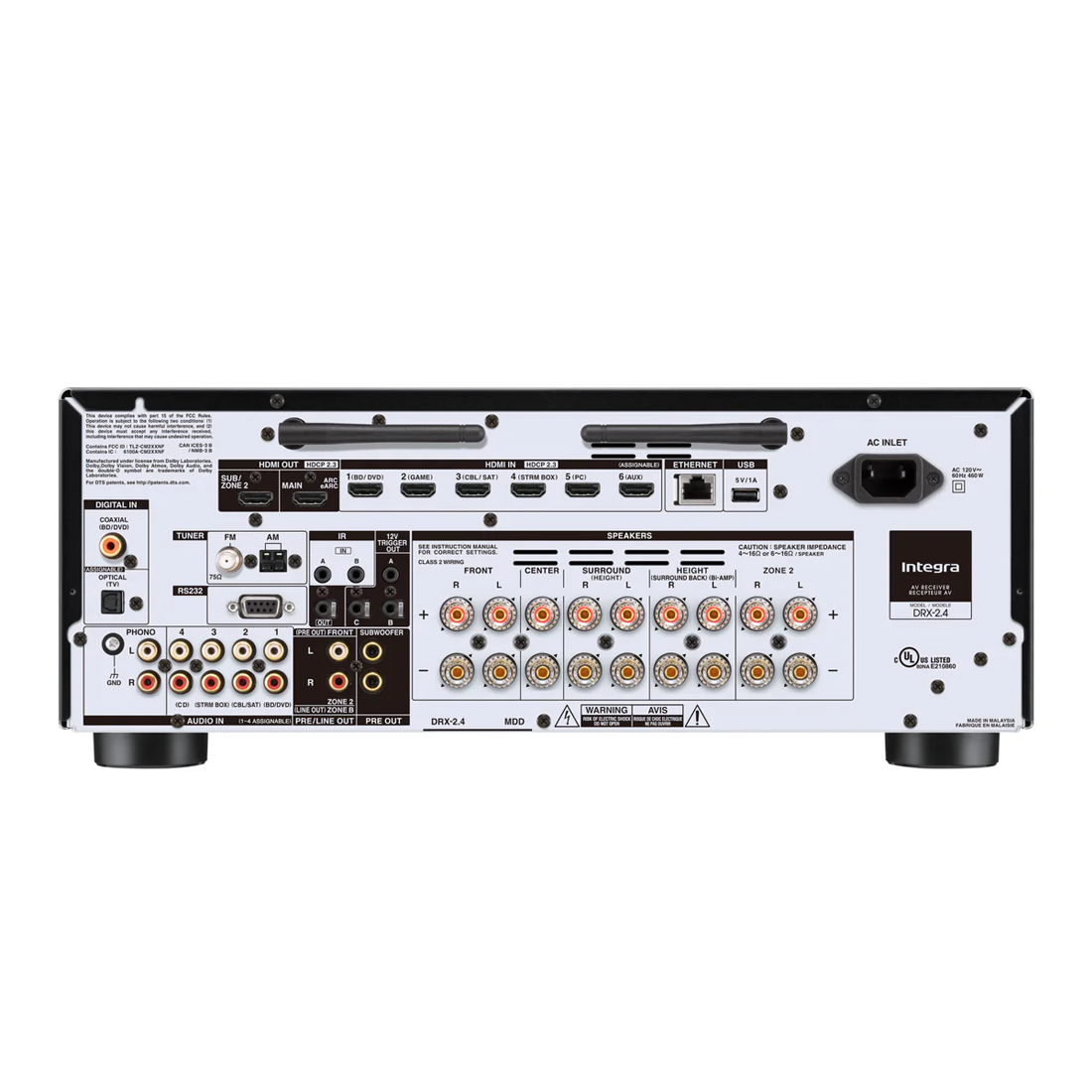 Onkyo Integra DRX-2.4 7.2-Channel Network AV Receiver