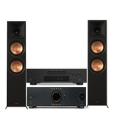 Onkyo A50B Icon Integrated Amplifier | Onkyo C30B CD Player | Klipsch RP-8000F II Floor Standing Speakers - Pair - Bundle