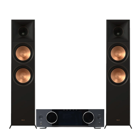 Onkyo Muse Y-50 Network Streamer Integrated Amplifier | Klipsch RP-8060FA II Dolby Atmos Floor Standing Speakers - Pair - Bundle