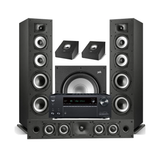 Onkyo TX-NR7100 9.2 Channel THX Certified Network A/V Receiver | Polk Audio Monitor XT70 Floor Standing Loudspeakers – Pair | XT35 Center Channel | XT90 Height Speaker - Pair | XT12 12” Subwoofer - Bundle