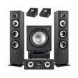 Onkyo TX-NR6100 7.2 Channel THX Certified Network A/V Receiver | Polk Audio XT60 Floor Standing Speakers – Pair | Polk Audio Monitor XT30 Center Channel | XT90 Height Speakers- Pair | Polk Audio XT12 12” Subwoofer - Bundle