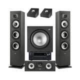Onkyo TX-NR6100 7.2 Channel THX Certified Network A/V Receiver | Polk Audio XT60 Floor Standing Speakers – Pair | Polk Audio Monitor XT30 Center Channel | XT90 Height Speakers- Pair | Polk Audio XT12 12” Subwoofer - Bundle