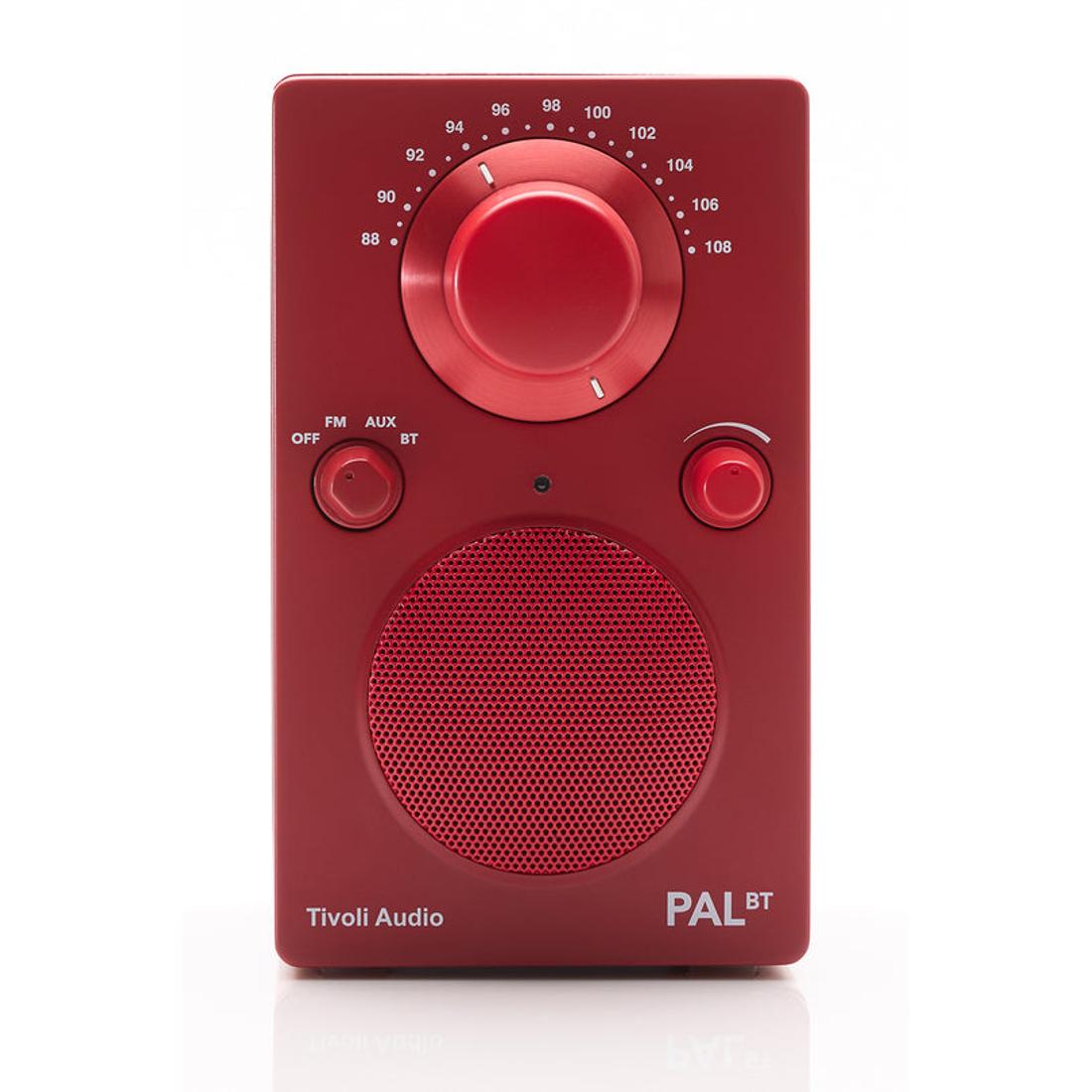 PAL BT bluetooth radio in red
