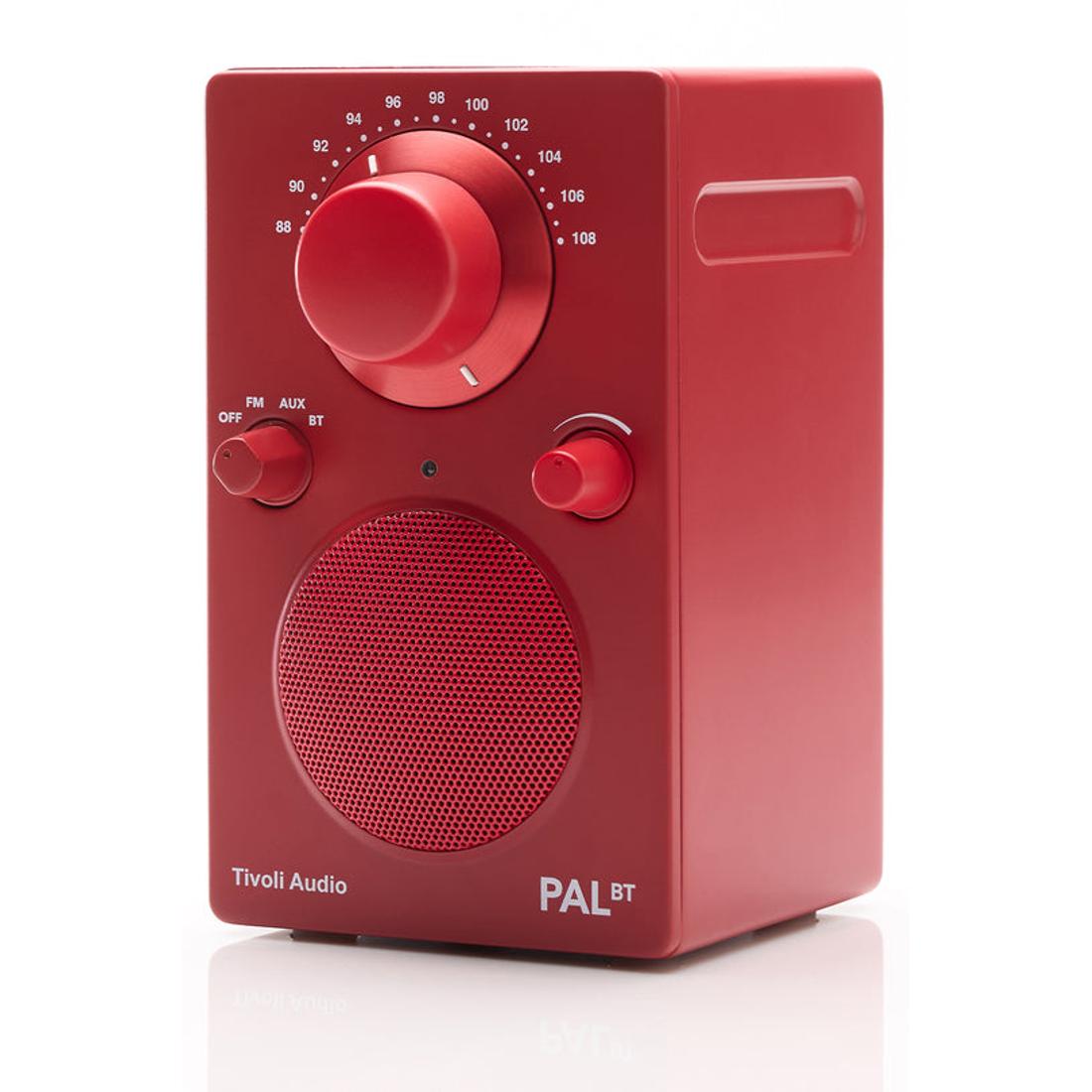 PAL BT bluetooth radio in red