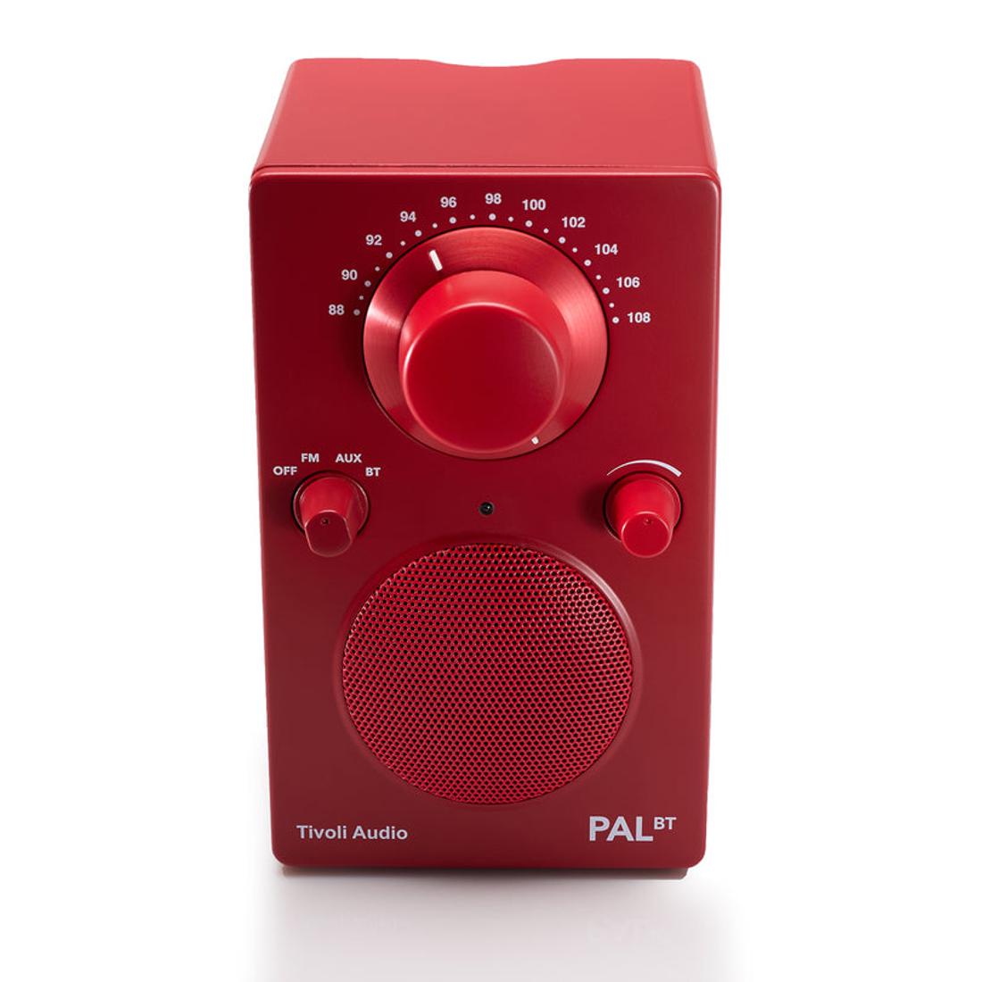 PAL BT bluetooth radio in red